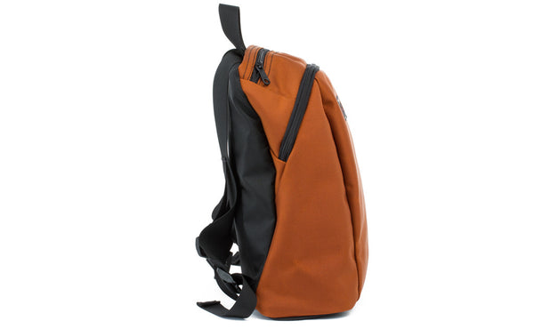 A profile shot of The Sprout in Burnt Orange 1050 Ballistic.